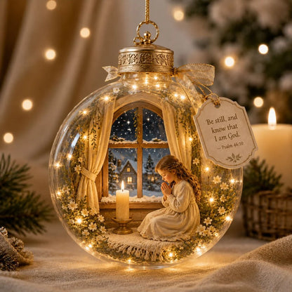 🔥Last Day 50% OFF - Illuminated Christian Scripture Keepsake Ornaments