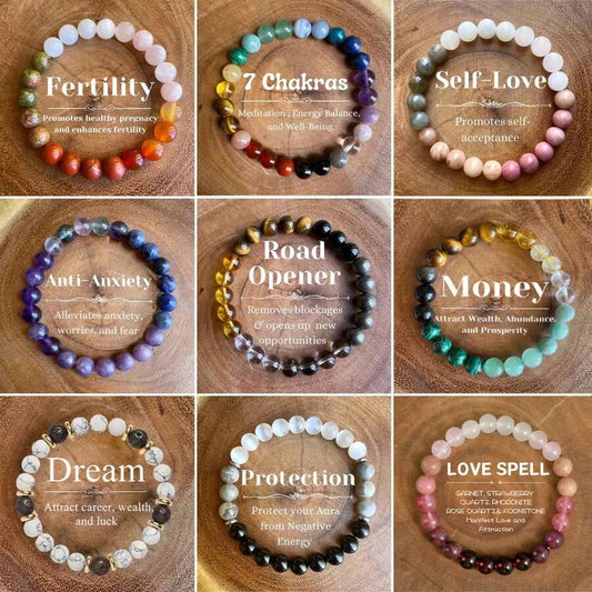 Intentional Crystal Bracelets - Wear Your Purpose