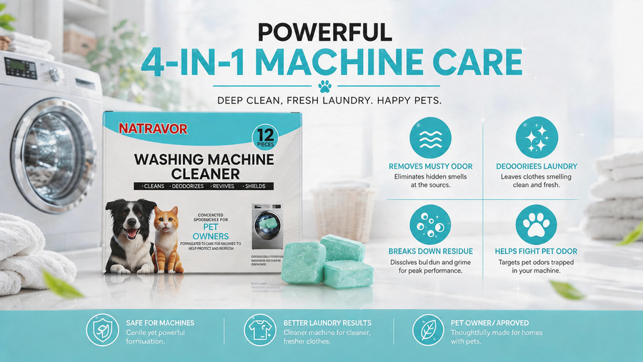 Powerful 4-in-1 Machine Care