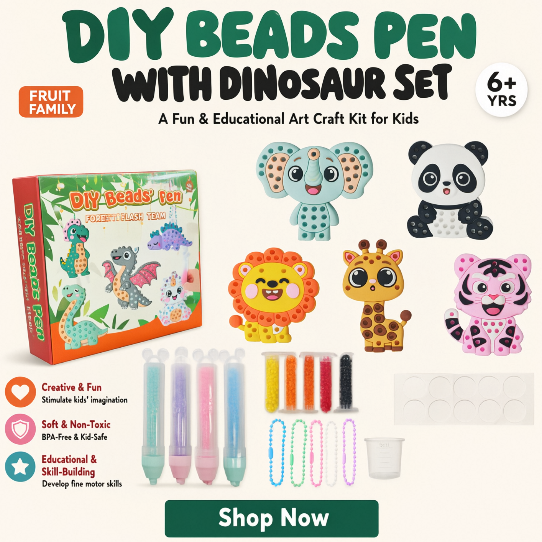 Magical Bead Painting – DIY Set for Kids