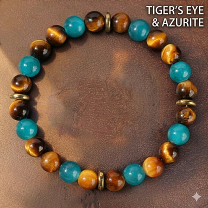 Natural Multi-Quartz Bead Balance Bracelet
