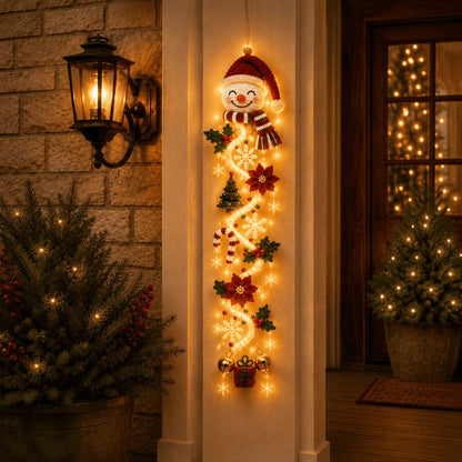 ⏳ Last day! 59% OFF – 🎅 Glowing Christmas Door Hanger