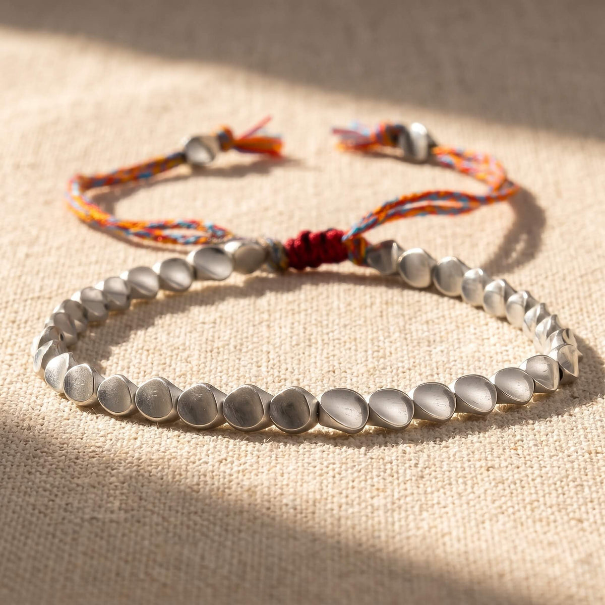 Handmade Tibetan Copper Beads Bracelet – Luck, Protection & Balance