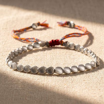 Handmade Tibetan Copper Beads Bracelet – Luck, Protection & Balance