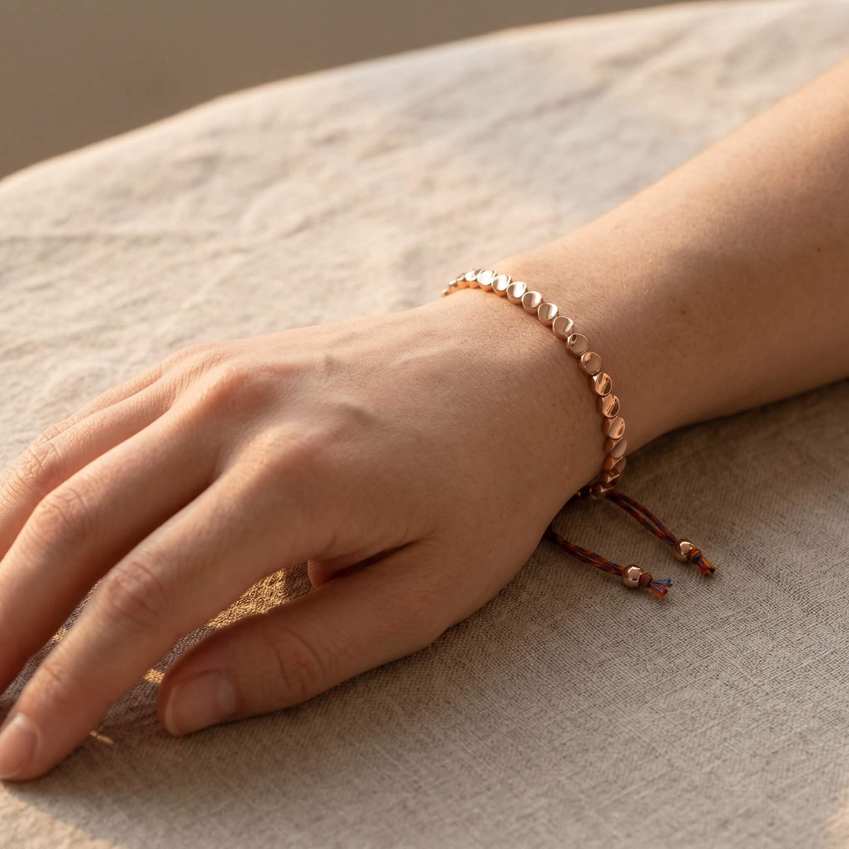 Handmade Tibetan Copper Beads Bracelet – Luck, Protection & Balance