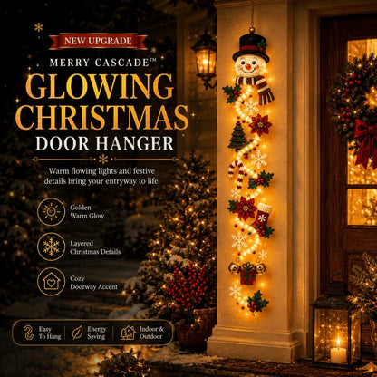 ⏳ Last day! 59% OFF – 🎅 Glowing Christmas Door Hanger
