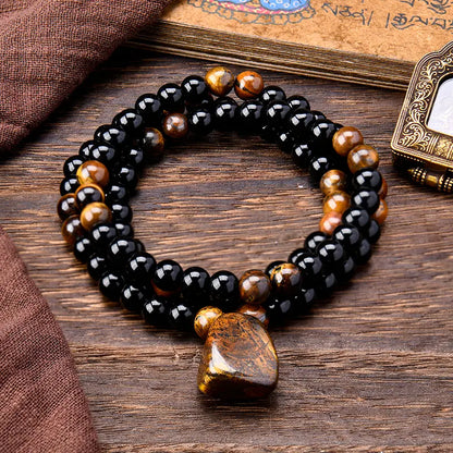 Buy 1 get 1 free | Wealth Attraction Green Aventurine Tiger Eye Necklace | Get Free Bracelet