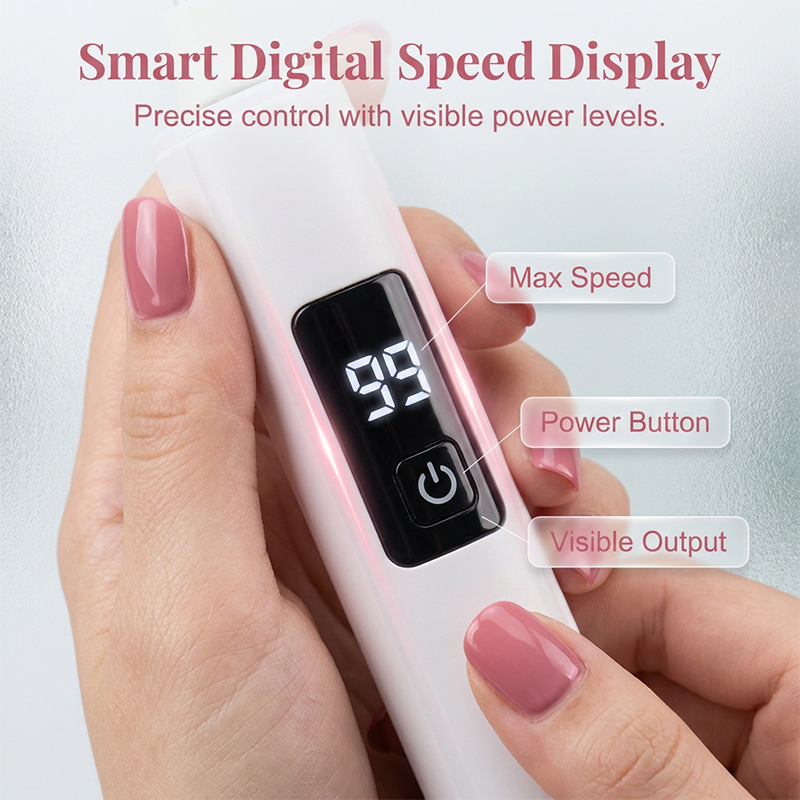💅✨ 49% OFF! Professional Electric Nail Polisher – Smooths thick nails, 99-speed display. Multiple heads for shaping & buffing. Salon at home! 🌟💎
