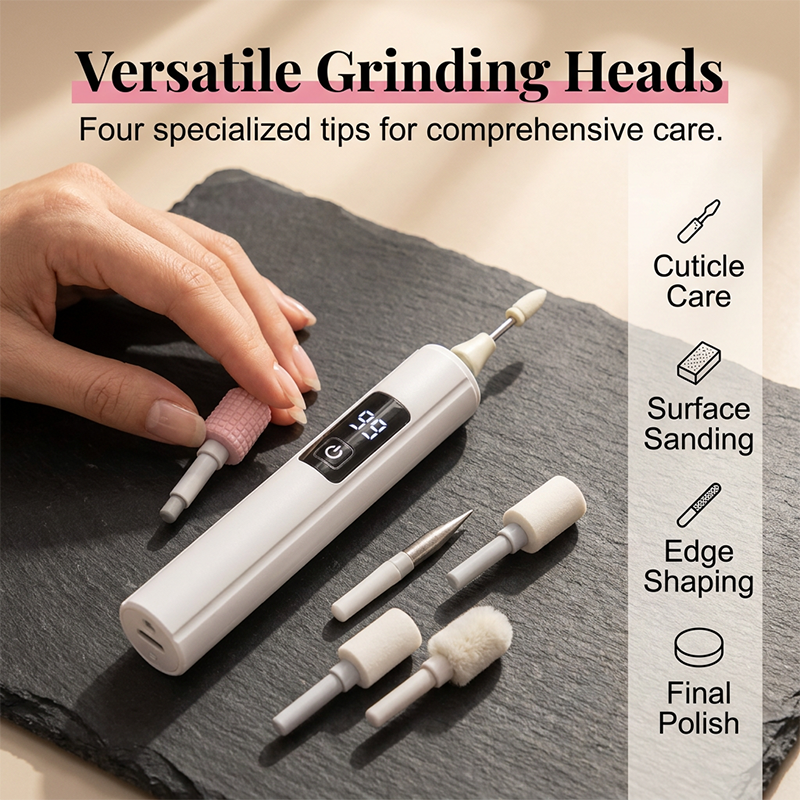 💅✨ 49% OFF! Professional Electric Nail Polisher – Smooths thick nails, 99-speed display. Multiple heads for shaping & buffing. Salon at home! 🌟💎