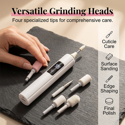 💅✨ 49% OFF! Professional Electric Nail Polisher – Smooths thick nails, 99-speed display. Multiple heads for shaping & buffing. Salon at home! 🌟💎